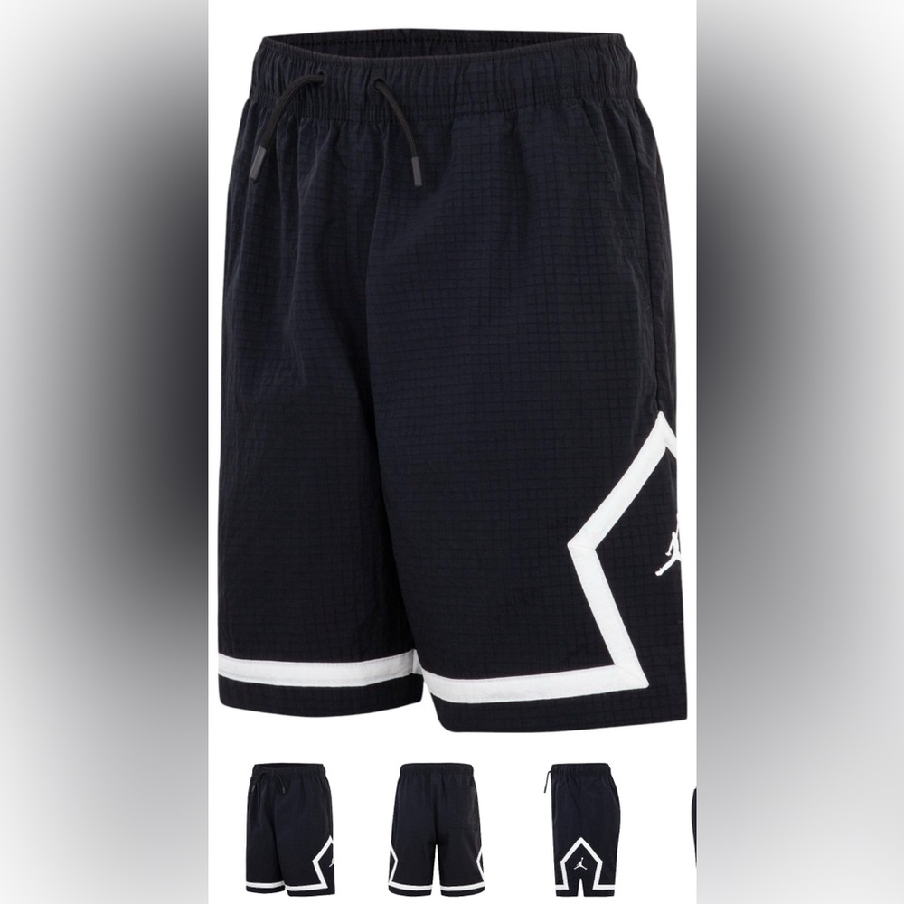 NWT Jordan Boys' Poolside Woven Diamond Shorts - Big Kids L (12/13Y)